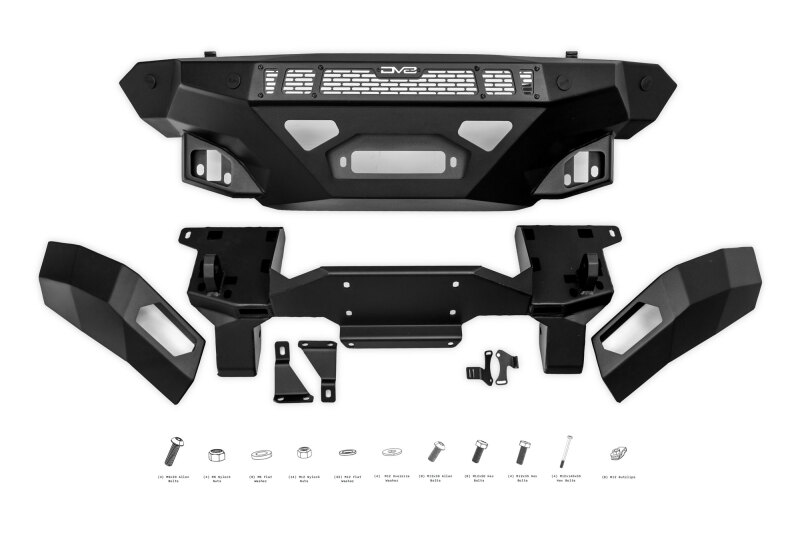 Chevrolet Silverado 2500 Front Bumper - DV8 Offroad - Spec Series - Black - `24-`26